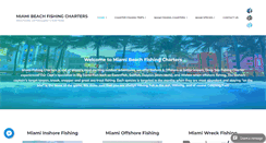 Desktop Screenshot of fishingchartermiamibeach.com